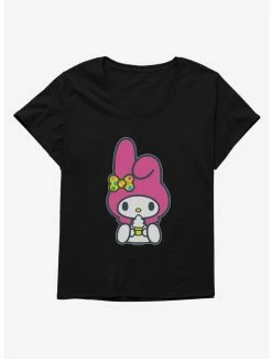 New 🧨 My Melody Loves Ice Cream 👧 Girls T-Shirt Plus Size 😀 -Cheap Sanrio Store 18111676 hi