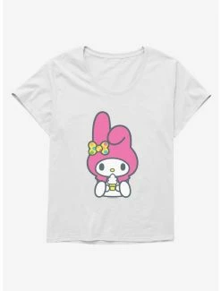 New 🧨 My Melody Loves Ice Cream 👧 Girls T-Shirt Plus Size 😀 -Cheap Sanrio Store 18111703 hi