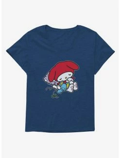 Best deal 🎁 My Melody Napping With Flat 👧 Girls T-Shirt Plus Size 🌟 -Cheap Sanrio Store 18111766 hi