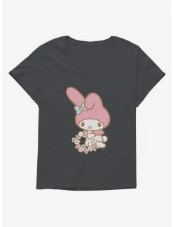 Budget 🤩 My Melody Picking Flowers 👧 Girls T-Shirt Plus Size ⌛