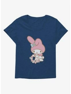 Budget 🤩 My Melody Picking Flowers 👧 Girls T-Shirt Plus Size ⌛ -Cheap Sanrio Store 18111838 hi