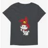 Budget 🎉 My Melody Thinking 👧 Girls T-Shirt Plus Size 🎉 -Cheap Sanrio Store 18111901 hi