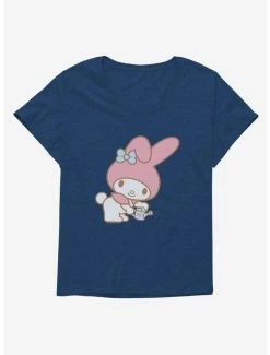 Brand new ⭐ My Melody Watering Garden 👧 Girls T-Shirt Plus Size 🛒 -Cheap Sanrio Store 18111946 hi