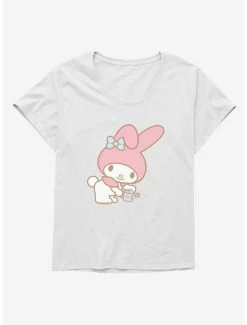 Brand new ⭐ My Melody Watering Garden 👧 Girls T-Shirt Plus Size 🛒 -Cheap Sanrio Store 18111955 hi 1