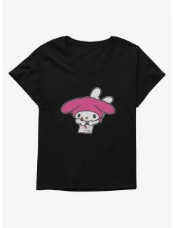 Cheap 🛒 My Melody Writing 👧 Girls T-Shirt Plus Size ❤️ -Cheap Sanrio Store 18111964 hi