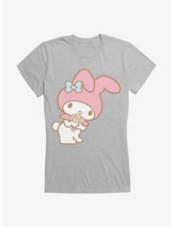 Discount ❤️ My Melody Bouquet Of Flowers 👧 Girls T-Shirt ❤️ -Cheap Sanrio Store 18112085 hi 1