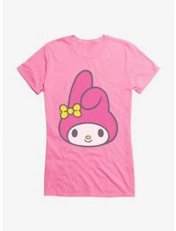 Cheap 🤩 My Melody Face 👧 Girls T-Shirt 😉 -Cheap Sanrio Store 18112246 hi