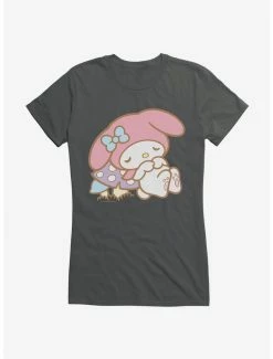 Outlet 😉 My Melody Napping 👧 Girls T-Shirt 👏 -Cheap Sanrio Store 18112365 hi