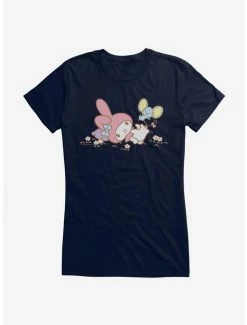 Brand new 😍 My Melody Outside Adventure With Flat 👧 Girls T-Shirt 🧨