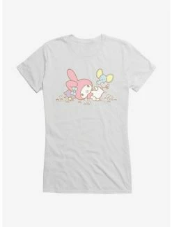 Brand new 😍 My Melody Outside Adventure With Flat 👧 Girls T-Shirt 🧨 -Cheap Sanrio Store 18112477 hi