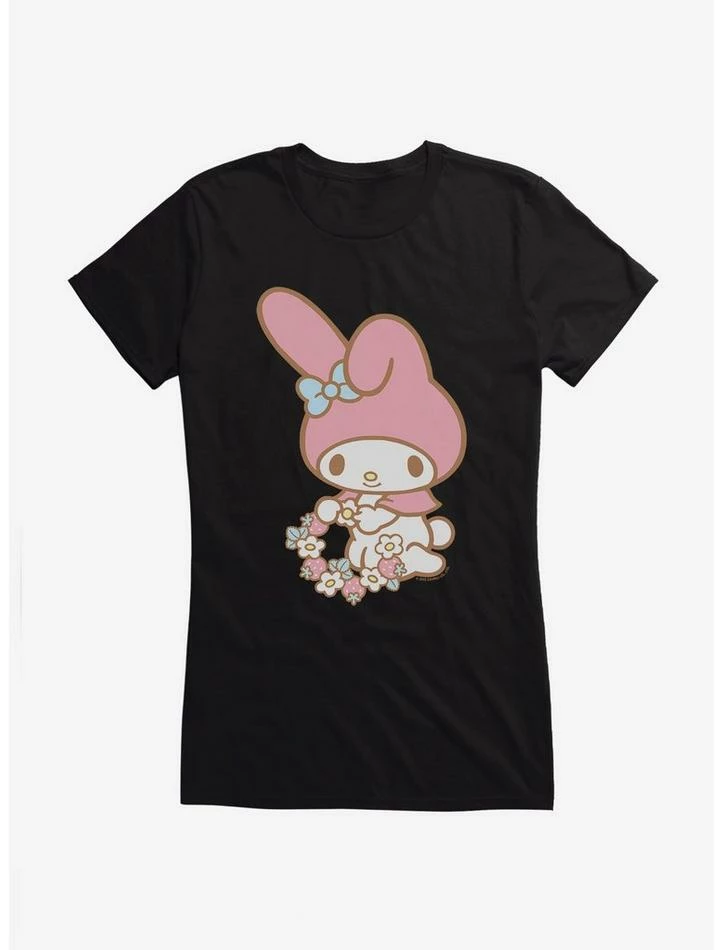 Budget ๐ My Melody Picking Flowers ๐ง Girls T-Shirt โญ 4 Budget ๐ My Melody Picking Flowers ๐ง Girls T-Shirt โญ - Image 2
