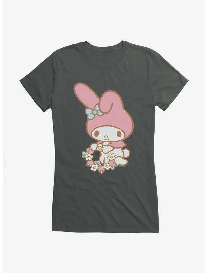 Budget ๐ My Melody Picking Flowers ๐ง Girls T-Shirt โญ 5 Budget ๐ My Melody Picking Flowers ๐ง Girls T-Shirt โญ - Image 3
