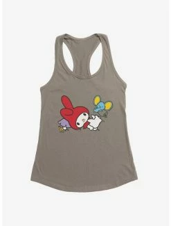 Hot Sale 🔥 My Melody Adventure With Flat 👧 Girls Tank 🎁 -Cheap Sanrio Store 18112742 hi