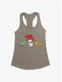 Wholesale ⭐ My Melody Dancing With Flat And Risu 👧 Girls Tank ⭐