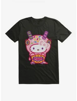 Coupon ⭐ Hello Kitty Sweet Kaiju Cupcake T-Shirt 🔥 -Cheap Sanrio Store 18118796 hi
