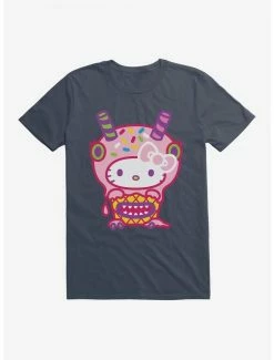 Coupon ⭐ Hello Kitty Sweet Kaiju Cupcake T-Shirt 🔥 -Cheap Sanrio Store 18118932 hi