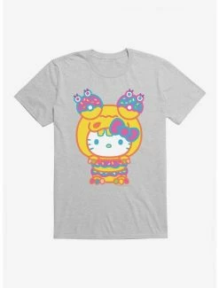 Hot Sale 👏 Hello Kitty Sweet Kaiju Doughnut T-Shirt 🌟 -Cheap Sanrio Store 18119122 hi