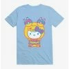 Hot Sale 👏 Hello Kitty Sweet Kaiju Doughnut T-Shirt 🌟 -Cheap Sanrio Store 18119140 hi