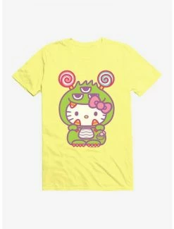 Promo 🤩 Hello Kitty Sweet Kaiju Eyes T-Shirt 🎁 -Cheap Sanrio Store 18119384 hi