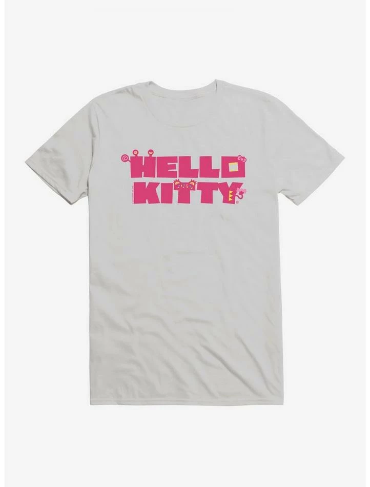 Outlet ✔️ Hello Kitty Sweet Kaiju Stencil T-Shirt 😍 3 Outlet ✔️ Hello Kitty Sweet Kaiju Stencil T-Shirt 😍