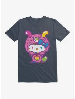 Best Pirce 🔥 Hello Kitty Sweet Kaiju Fuzzy T-Shirt 🧨 -Cheap Sanrio Store 18119529 hi