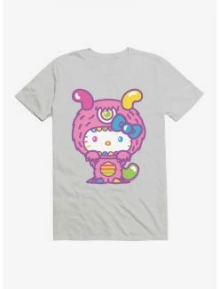 Best Pirce 🔥 Hello Kitty Sweet Kaiju Fuzzy T-Shirt 🧨 -Cheap Sanrio Store 18119565 hi