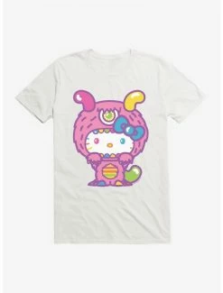 Best Pirce 🔥 Hello Kitty Sweet Kaiju Fuzzy T-Shirt 🧨 -Cheap Sanrio Store 18119574 hi