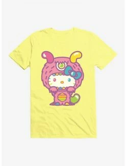 Best Pirce 🔥 Hello Kitty Sweet Kaiju Fuzzy T-Shirt 🧨 -Cheap Sanrio Store 18119583 hi