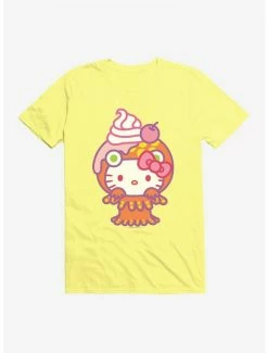 New ⌛ Hello Kitty Sweet Kaiju Sundae T-Shirt 👏 -Cheap Sanrio Store 18120376 hi