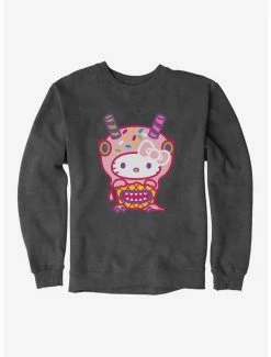 Buy 🛒 Hello Kitty Sweet Kaiju Cupcake Sweatshirt 🔔 -Cheap Sanrio Store 18120631 hi