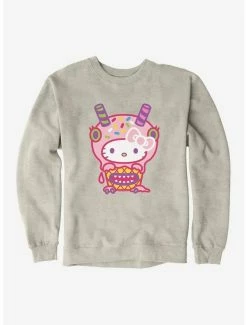 Buy 🛒 Hello Kitty Sweet Kaiju Cupcake Sweatshirt 🔔 -Cheap Sanrio Store 18120652 hi
