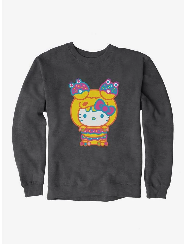 Deals ❤️ Hello Kitty Sweet Kaiju Doughnut Sweatshirt ❤️ 5 Deals ❤️ Hello Kitty Sweet Kaiju Doughnut Sweatshirt ❤️ - Image 3