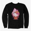 Promo 🔥 Hello Kitty Sweet Kaiju Sundae Sweatshirt 🔔 -Cheap Sanrio Store 18121079 hi