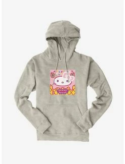 Best reviews of 🔔 Hello Kitty Sweet Kaiju Cone Hoodie ✨ -Cheap Sanrio Store 18121282 hi