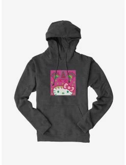 Brand new ✔️ Hello Kitty Sweet Kaiju Icon Hoodie 🛒 -Cheap Sanrio Store 18121471 hi