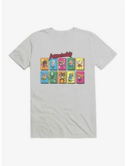 New 💯 Aggretsuko Character Panels T-Shirt 🧨 -Cheap Sanrio Store 18122036 hi