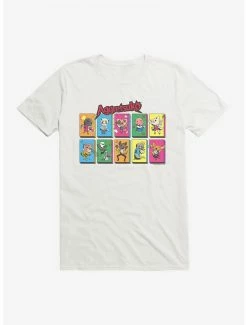 New 💯 Aggretsuko Character Panels T-Shirt 🧨 -Cheap Sanrio Store 18122045 hi