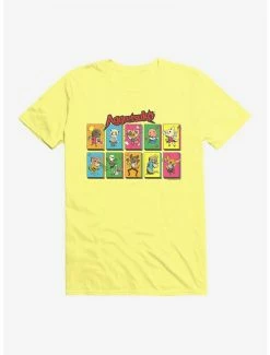 New 💯 Aggretsuko Character Panels T-Shirt 🧨 -Cheap Sanrio Store 18122054 hi