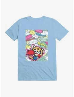 Discount 🎉 Aggretsuko Fighting Words T-Shirt ✔️ -Cheap Sanrio Store 18122180 hi