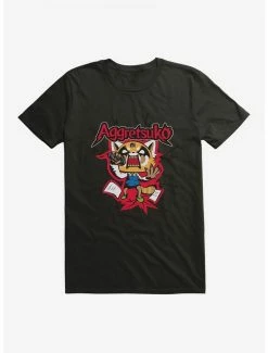 Deals ⭐ Aggretsuko Screaming Lyrics T-Shirt 🤩 -Cheap Sanrio Store 18122306 hi
