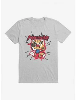 Deals ⭐ Aggretsuko Screaming Lyrics T-Shirt 🤩 -Cheap Sanrio Store 18122324 hi