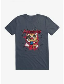 Deals ⭐ Aggretsuko Screaming Lyrics T-Shirt 🤩 -Cheap Sanrio Store 18122333 hi 1
