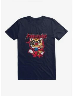 Deals ⭐ Aggretsuko Screaming Lyrics T-Shirt 🤩 -Cheap Sanrio Store 18122351 hi