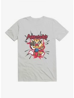 Deals ⭐ Aggretsuko Screaming Lyrics T-Shirt 🤩 -Cheap Sanrio Store 18122360 hi