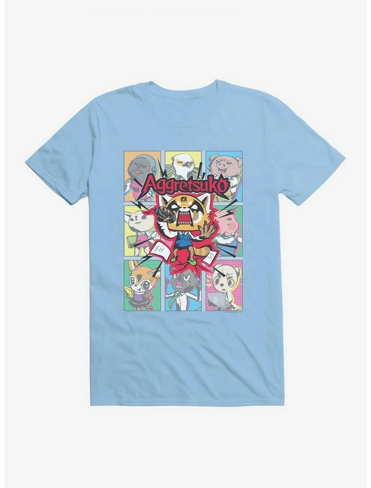 Brand new 😉 Aggretsuko Screaming Panels T-Shirt 🌟 8 Brand new 😉 Aggretsuko Screaming Panels T-Shirt 🌟 - Image 6