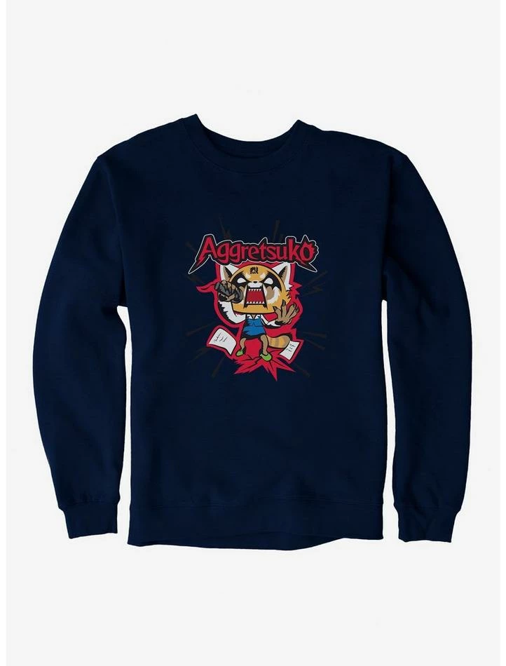 Buy 🥰 Aggretsuko Screaming Lyrics Sweatshirt 👍 7 Buy 🥰 Aggretsuko Screaming Lyrics Sweatshirt 👍 - Image 5