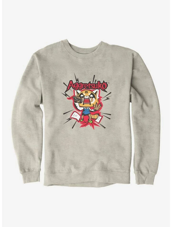Buy 🥰 Aggretsuko Screaming Lyrics Sweatshirt 👍 8 Buy 🥰 Aggretsuko Screaming Lyrics Sweatshirt 👍 - Image 6