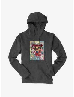 Brand new 🤩 Aggretsuko Screaming Panels Hoodie 😉 -Cheap Sanrio Store 18122946 hi