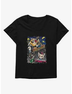 Budget 👍 Aggretsuko Band Photo 👧 Girls T-Shirt Plus Size 😉 -Cheap Sanrio Store 18122974 hi