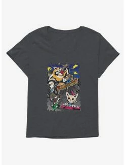 Budget 👍 Aggretsuko Band Photo 👧 Girls T-Shirt Plus Size 😉